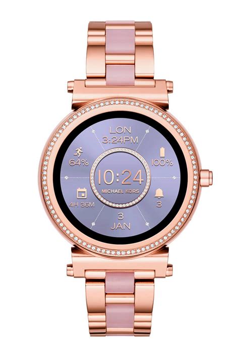 michael kors sofie blue glitz lonks|Buy MICHAEL Michael Kors MKT5041 Sofie Smart Watch for .